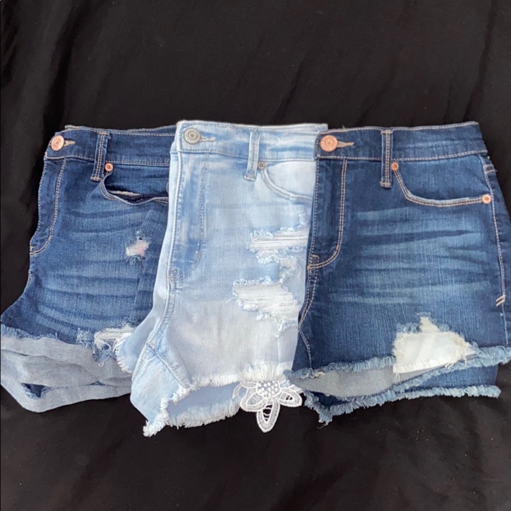 bundle of jean shorts